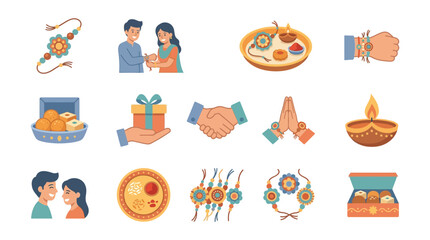 Colorful Raksha Bandhan Celebrations with Gifts and Sweets (1) © trou
