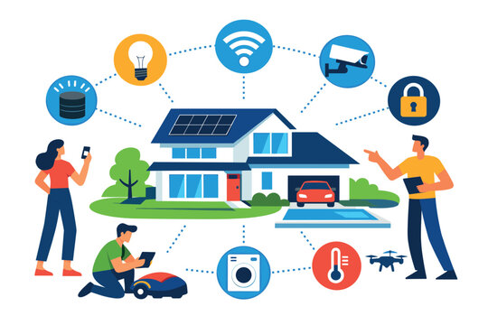 Smart Property with Connected Devices and Home Automation