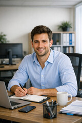 Fototapeta premium Young Professional at Work