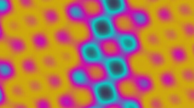 Colorful pulsing abstract fluid blob pattern animation