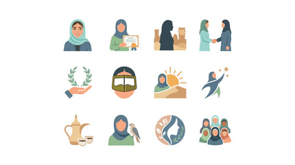 Fototapeta premium Diverse women celebrating achievements and connections