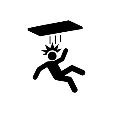 Falling Object Crush Icon