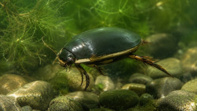 Japanese Diving Beetle Aquatic Beetle