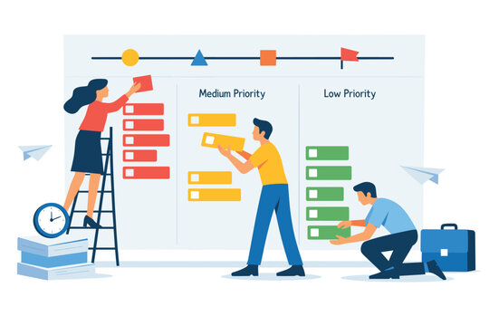 Agenda Planning with Timeline and Task Priority List