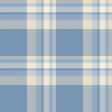 Expressive seamless plaid tartan, towel pattern check background. Thanksgiving texture textile vector fabric in cyan and light colors.