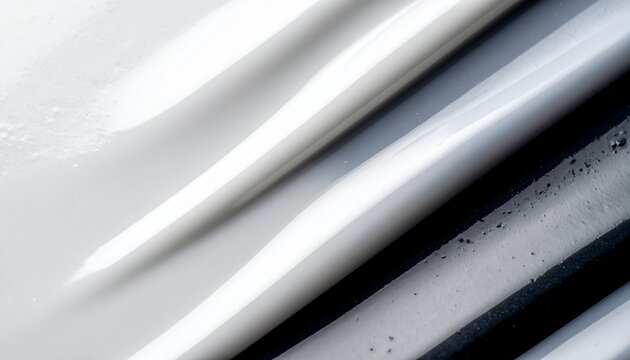 Abstract close-up view of clean white and dark grey textured lines, highlighting subtle shadows and reflections, perfect for modern design backgrounds