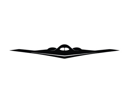 B-2 Spirit Stealth Bomber PNG | Military Aircraft Vector | Northrop B-2 Blueprint Design | Fighter Pilot Aviation Graphic