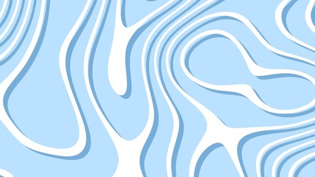 Cool Refreshing Abstract Design with Wavy Lines for Summer Solstice Theme.