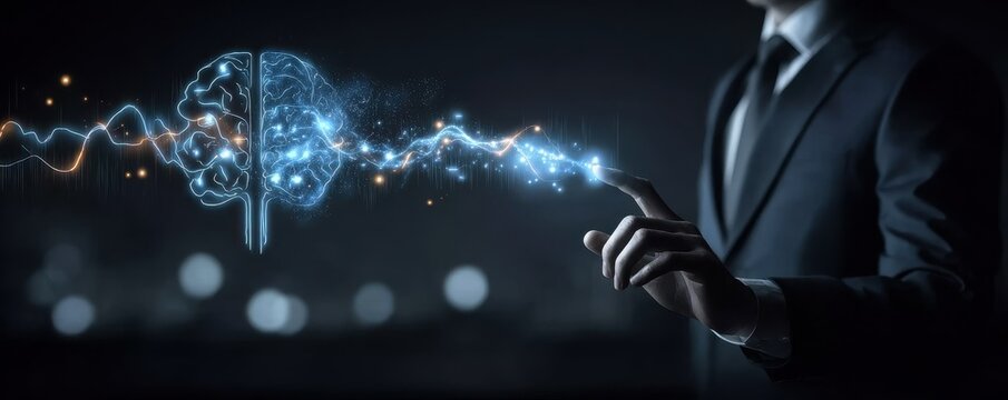 By research into the brain, we see how thinking and cognition allow a creative idea to flourish under the influence of high intelligence.