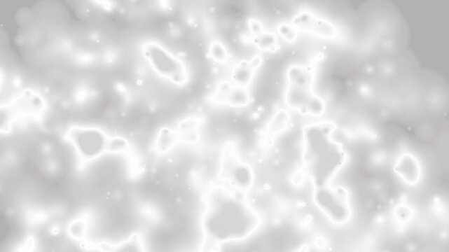 Intense white luminous material bursting outward creating cinematic particle explosion with radiant energy and dynamic motion
