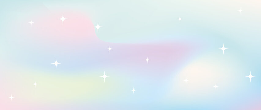 Background with beautiful sky and shining stars. Space concept. Perfect for screensaver.