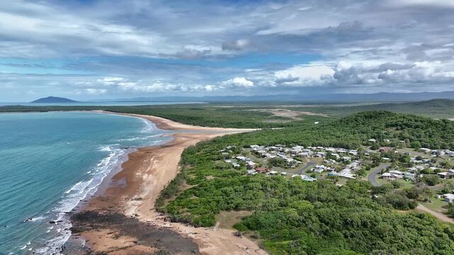 Spectacular aerial footage of Greenhill Illilbie Queensland, Australia