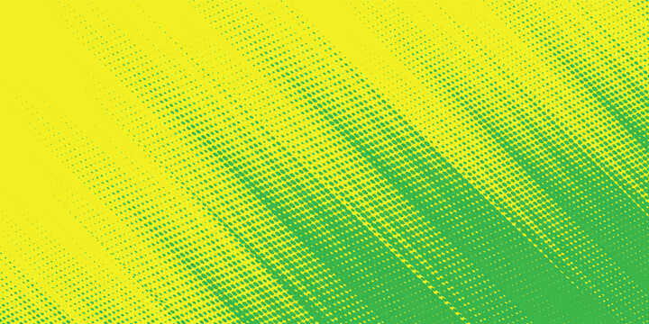 Dots halftone yellow green color pattern gradient texture background. eps 10