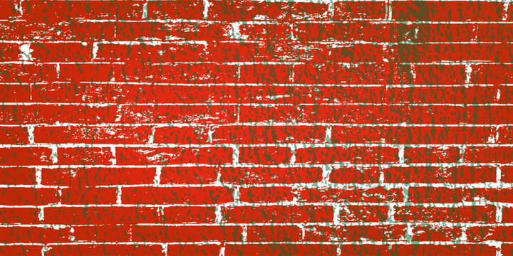 Premium red brick wall background. brickwork exterior old