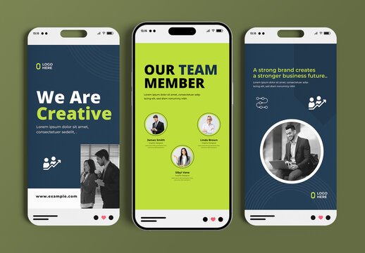 Creative Agency  Story Template Set