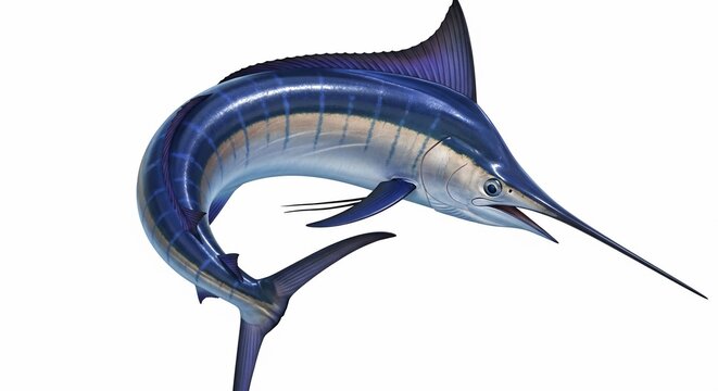 Azure Dart: Oceanic Majesty in Sharp Focus