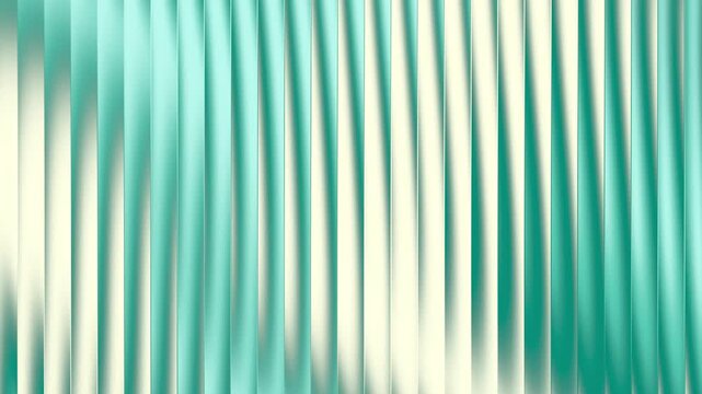 Abstract background with vertical wavy lines in teal and cream colors, creating a soft, rhythmic, and modern decorative pattern for design projects