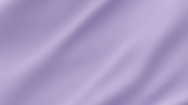 Soft violet purple pastel silk fabric background 3d animation elegant wave cloth satin liquid motion wavy texture smooth textile drapery surface harmony delicate curves gentle movement abstract design