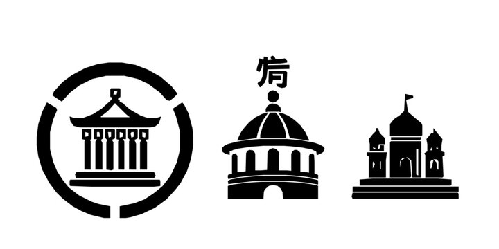 DAO Governance Flat Vector Icon with Clean Lines on White Background