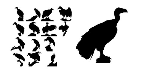Vulture Perched Silhouette © PRO_ED