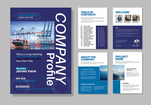Modern Business Identity Corporate Profile