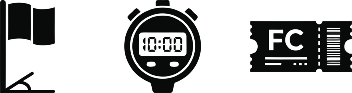 Soccer match start time icons