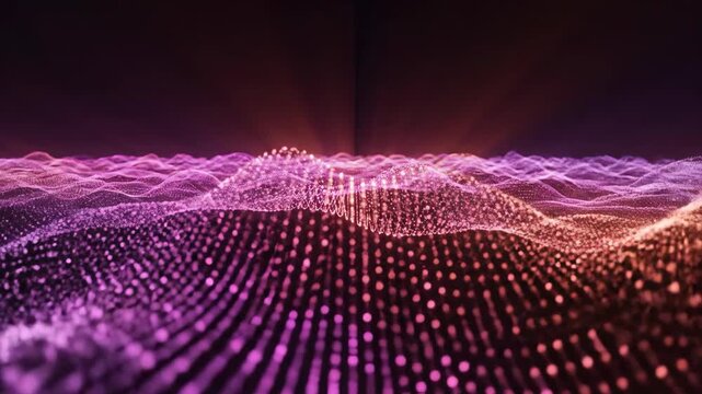 Digital wave data visualization technology.