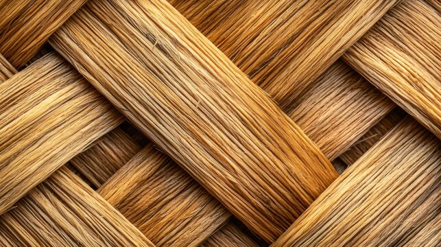 Manila hemp braided samples cord parallel horizontal strips different thickness weaving techniques natural lighting fiber details earth toned