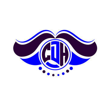 CDH letter logo creative design. CDH unique design