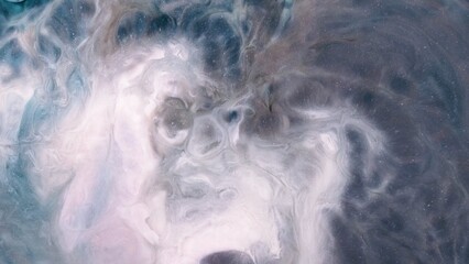 Obraz premium Creative exploration of alcohol ink in abstract video art with swirling patterns and colors