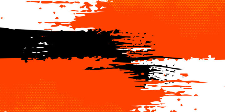 dynamic grungy backgrounds in different formats for your sports floorball design. Place for your photos and texts. Vector illustration.