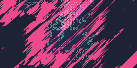 Texture grunge sports abstract background for extreme jersey team, racing, cycling, football, eps10 © firman