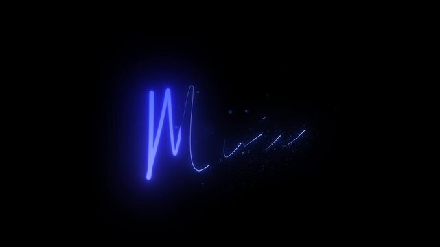 Colorful Music Title Text Glowing Intro Card Live Party Function Concert Background Display Use