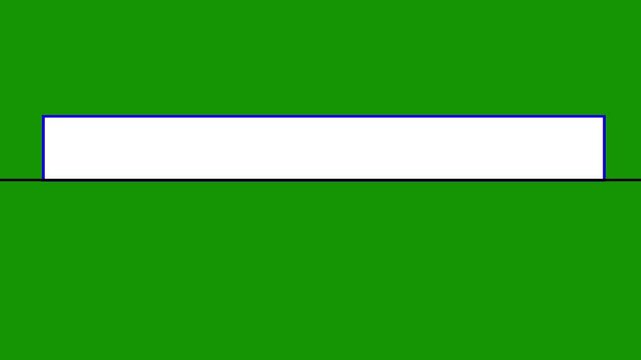 Minimalist Lower Third Geometric Line Reveal Element | Clean 2D Shape Motion Graphics Animation on Green Screen