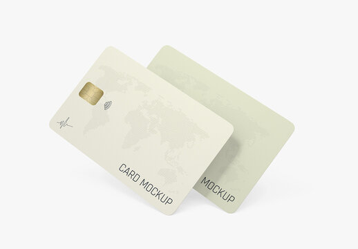 Modern Credit Card Mockup