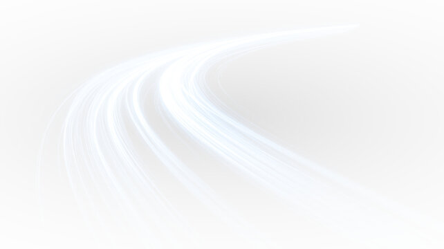 Futuristic energy line png vector with glowing laser streak, cyber illumination path, vibrant colour spectrum and transparent background.