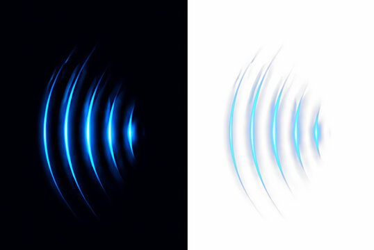 Wi-fi radar png with concentric signal wave and echo design.