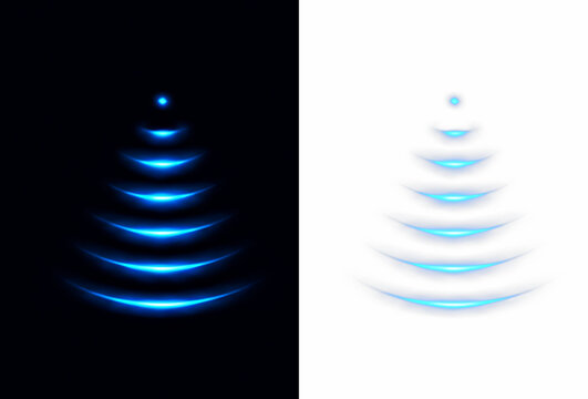 Wi-fi radar png with concentric signal wave and echo design.