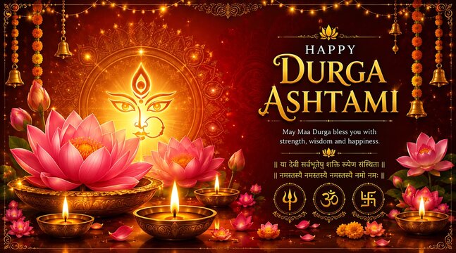 Godess Durga on Maha Navratri, Navadurga, Durga Puja, Sharad Navratri, Jyeshtha Shukla Ashtami/Masik Durga Ashtami, Mahanavami, Vijayadashami, Dussehra, Durga/Mahakali/Jagadamba, Bhavani
