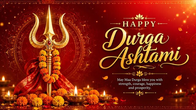 Godess Durga on Maha Navratri, Navadurga, Durga Puja, Sharad Navratri, Jyeshtha Shukla Ashtami/Masik Durga Ashtami, Mahanavami, Vijayadashami, Dussehra, Durga/Mahakali/Jagadamba, Bhavani