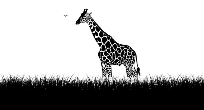 giraffe vector illustration