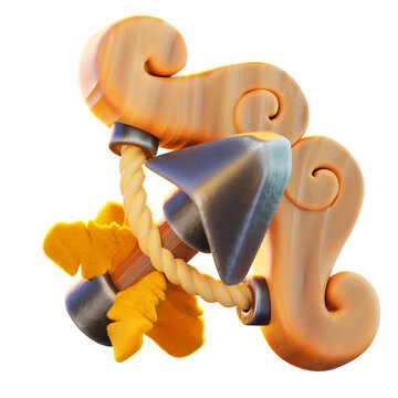 Arrow 3D Render Icon, Classic Weapon Illustration