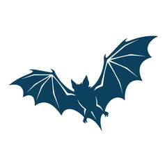 Naklejka premium Flying Bat Halloween SVG