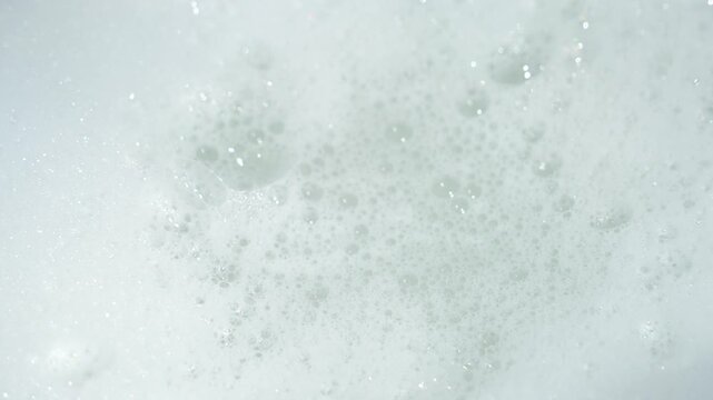 background of soap foam with bubbles, the concept of cleanliness and hygiene