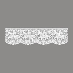 Naklejka premium Ornate medieval knight lace design.