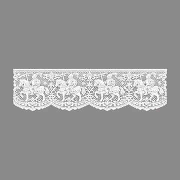 Ornate medieval knight lace design.