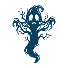 Fototapeta premium Dark Gothic Haunted Tree SVG