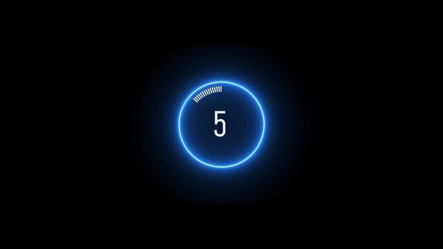 Abstract digital neon number 8 glowing in dark futuristic background cyberpunk style