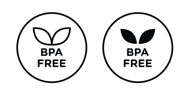 BPA Free icon for web and app design, design element.