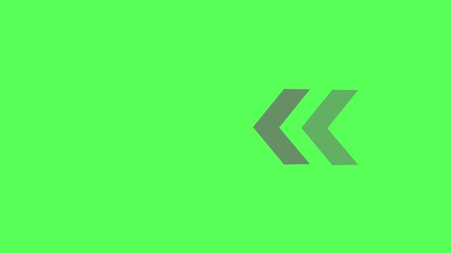 Left Arrow Transition Loop Backward Navigation Motion Graphic 4K